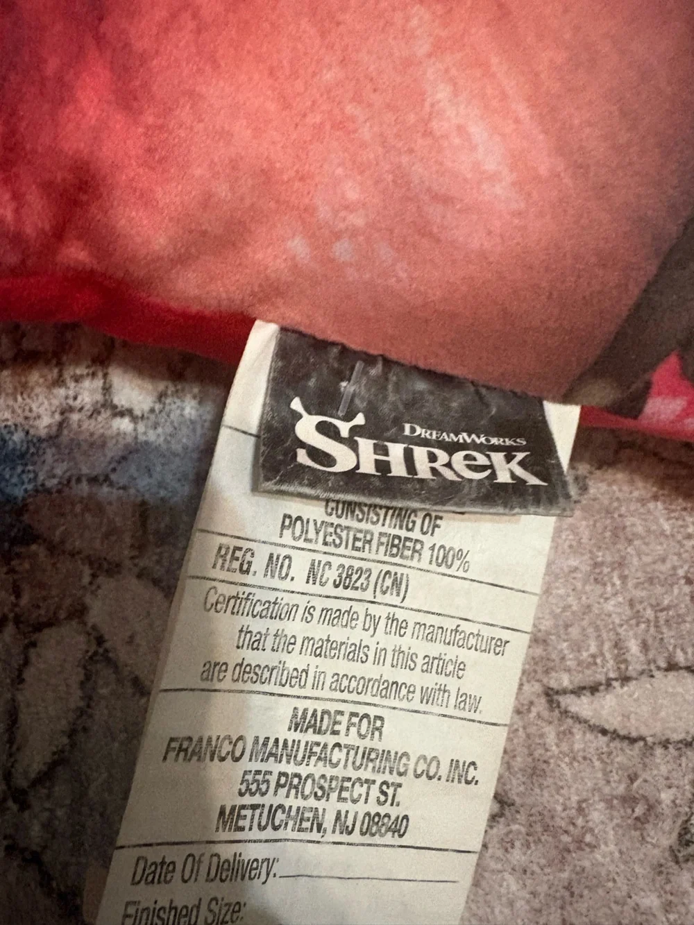 SHREK Dragon & Donkey DreamWorks Plush Pillow